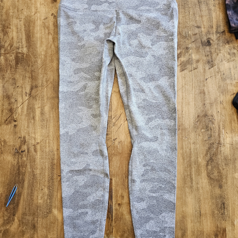 Nobull Gray Camouflage Leggings